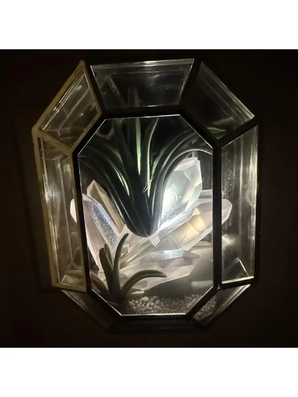 Bath & Body Works Geometric Plant & Crystal Terrarium Light Up Wallflower